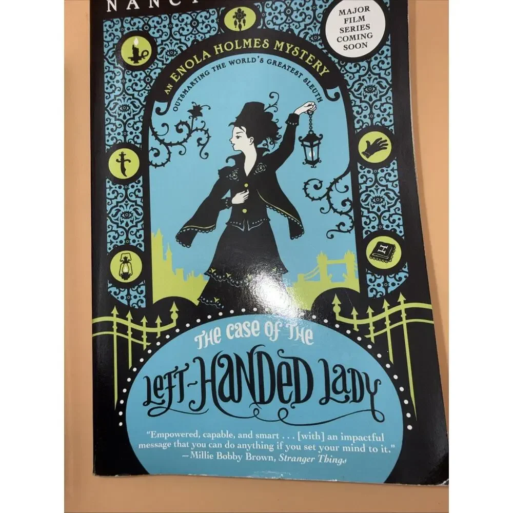 Enola Holmes; Nancy Springer Book Set; Missing Marquees and Left Handed Lady